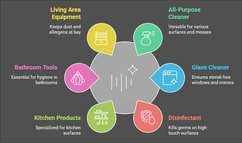 Check and Replenish Cleaning Supplies